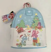 New Loungefly Care Bears Snow Fun Mini Backpack
