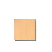 CLA Lighting Pdl LED Exterior Wall Square Pillar 1-Way Down Light IP65 Bronze