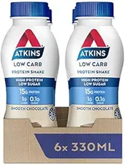[Atkins] Chocolate Lo Carb Protein Shake 330 ml (Pack of 6)
