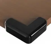 Corner Protector, 12 Pack Black Silicone Table Corner Guards for Baby Furniture,