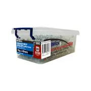 Bremick 10g x 45mm B8 Winged Self Driller Ribbed Head Screws - 500 Pack