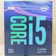New Intel Core i5 9400F w/9th GEN (14nm) Architecture and 6 cores / 6 threads