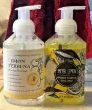 2 X CST~Commonwealth~MEYER LEMON + LEMON VERBENA~Foaming Hand Soap~20 fl oz~Pump