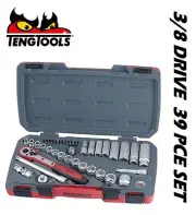 Teng Tools T3839 39pc 3/8 square drive metric socket set TENT3839