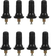 Tire Valve Stems, 8Pcs Rubber Tire Pressure Monitor Sensor Valve Stems TPMS Schrader Valve Stem Tyre Valve Stem Snap In Type