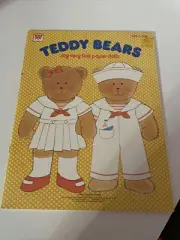VINTAGE WHITMAN TEDDY BEARS MY VERY FIRST PAPER DOLL COMPLETE UNCUT