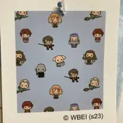 Primark Harry Potter Throw Blanket Wizarding World Hagrid Dobby Ron Blue New