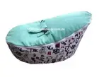 BABY BEAN BAG CHAIR WITH HARNESS for Newborn Bub to Toddler Years -aqua