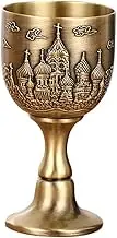 Copper Cup Buddhist Water Cup Crafts Beverage Tumbler Glasses Royal Chalice Cup Insulated Wine Tumbler Retro Cup Chalice Wine Goblet Cocktail Cup Chalice Cups