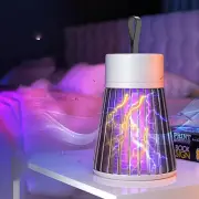 Electric Mosquito Killer Lamp Portable UV Light Trap Fly Bug Insect Zapper Lamp
