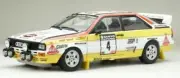Sunstar 1:18 Scale Audi Quattro A2 #4 Hannu Mikkola 3rd Rally New Zealand 1984