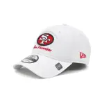 【NEW ERA】棒球帽 NFL 白 紅 940帽型 舊金山49人 可調式帽圍 刺繡 老帽 帽子(NE13957176)