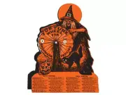 12 Beistle Vintage Halloween Witch Fortune Wheel Games Lot Bundle Centerpiece