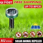 8x Gardeon Snake Repeller Multi Pulse Ultrasonic Solar Powered Pest Repellent