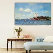 Paint by Numbers for Adults Levitan Isaak Iliich《Fresh Wind. Volga》 Adults Paint Kits Canvas Gifts Arts Crafts for Home Decor