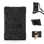 MCC Heavy Duty Strap Samsung Galaxy Tab S6 Lite 10.4" P610 Kids Case Cover [Black]