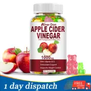 60pcs ACV Apple Cider Vinegar Gummies Weight Loss Slimming Burning Fat 1000mg