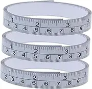 HOMSFOU Tape Measure Self-adhesive Ruler Woodworking Scale Ruler Metric Imperial