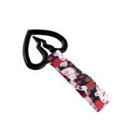 Car Accs JDM S Broken Heart TSURIKAWA Black Ring Black Cats Nylon Handle Strap