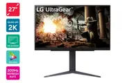 LG 27" UltraGear QHD 200Hz Freesync Gaming Monitor - 27GS75Q-B