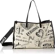 [Desigual] Women's Fabric Shopping Bag, White, U, White, One Size