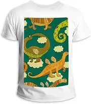 [VBFOFBV] T Shirts for Women Cotton, Mens T Shirt, Womens Shirts, Cartoon Cute Dinosaur