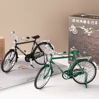 在飛比找樂天市場購物網優惠-創意復古鐵藝自行車擺件二八大杠老式自行車模型玩具桌面裝飾擺設