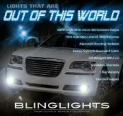 Chrysler 300 2011- 2014 Round White CCFL Angel Eye Fog Lights Driving Lamps Kit