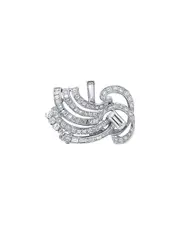 Diana M. Fine Jewelry Platinum 5.15 ct. tw. Diamond Brooch
