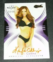 2015 Benchwarmer KAYLA COLLINS Signature #104 HOTTIE Gold Foil Auto/25 PLAYBOY