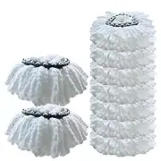 24PCS Microfiber Mop Heads White Mop Head Replacement O-Cedar Compatible