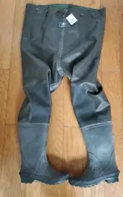 Calcutta Rubber Chest Wader Waterproof Cleated Waders CRW - Brown, Size 10
