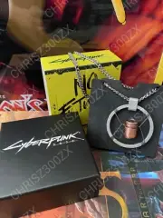 Cyberpunk 2077 V's Bullet Necklace Pendent Charm Replica Figure #/2077 + Chain