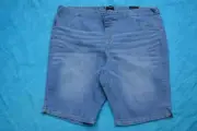 AUTOGRAPH Pull-on Lt Blue Denim Shorts Size 24 NEW rrp$49.99 STRETCH Comfy waist