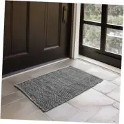 Cotton Herringbone Rug 2' x 3' Indoor Farmhouse Décor Lightweight Braided Rug