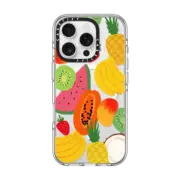 iPhone 16 Pro Clear Case MagSafe Compatible Summer Fruit Medley