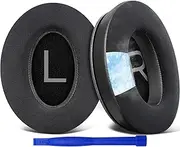 SOULWIT Cooling Gel Ear Pads Cushions Replacement for Bose QuietComfort 45 (QC45)/QuietComfort SE (QC SE)/New Quiet Comfort Wireless Over-Ear Headphones, Earpads with Ice Silk Fabric - Black