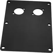 GOOHOCHY Loudspeaker Back Panel Speaker Accessory Coupler Plate Binding Post Plate Plastic for Audio Systems