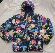 NWT Kids 2022 Nickelodeon Rugrats in Space Puffer Jacket Size 14-16