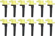 Car Ignition Coil For ASTON For MARTIN DB9 V12 6.0L 3Pin4G43-12A366-AA 4G4312A366AA 4G43-12A366-BA(8Pieces)
