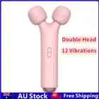 3D Double Head Roller Massager 12 Vibrations Body Massage Wand Muscle Pain Relax
