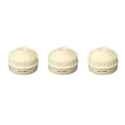 3x 7pc Cuisena Double Sided Round/Crinkled Plastic Cookie Cutter Set - White