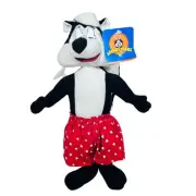 Looney Tunes Pepe Le Pew Skunk Plush Vintage 1997 ACE 10" Toys New With Tag