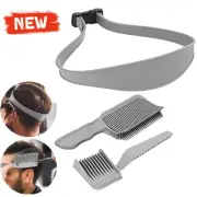 3Pcs/Set Barber Fading Comb Silicone Haircut Band Flat Top Hair Cutting Comb