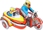 Wind Up Motorcycle, Collectible Clockwork Vintage Toy Handcrafted Easy Operation for Christmas