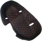 Szwaldaper Forza350 NSS350 Forza 300 350 Accessories Rear Trunk Cargo Liner Protector Motorcycle, for Seat, for Bucket Pad Storage Box Mat Motorcycle Top Box Liner(Black Red)