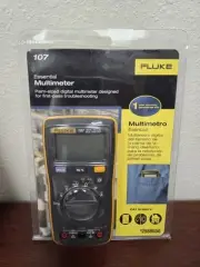 Fluke 107 Digital Multimeter Palm-sized CAT III Meter 600V AC/DC Volt