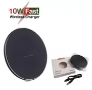 10W Qi Wireless Charger Fast Charge Pad For Samsung iPhone XS Max X XR 12 11 Pro
