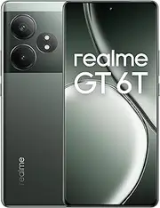 realme GT 6T 5G Smartphone 8 + 256 GB, Snapdragon 7+ Gen 3 Flagship Chipset, 120 Hz 6000 nit Hyper Display, 120 W Supervooc Charge, 5500 mAh Massive Battery, Sony 50MP OIS Camera, Razor Green (no