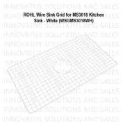 ROHL Wire Sink Grid for MS3018 Kitchen Sink - White (WSGMS3018WH)